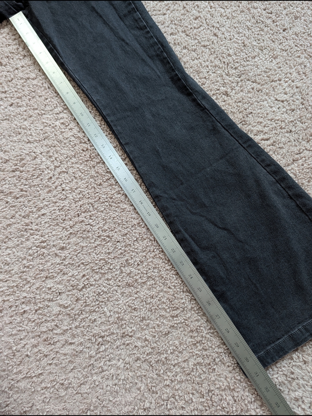 Cotton On Womens Black Boho Festival High Rise 80s Original Flare Jeans Size 2 - Picture 12 of 13